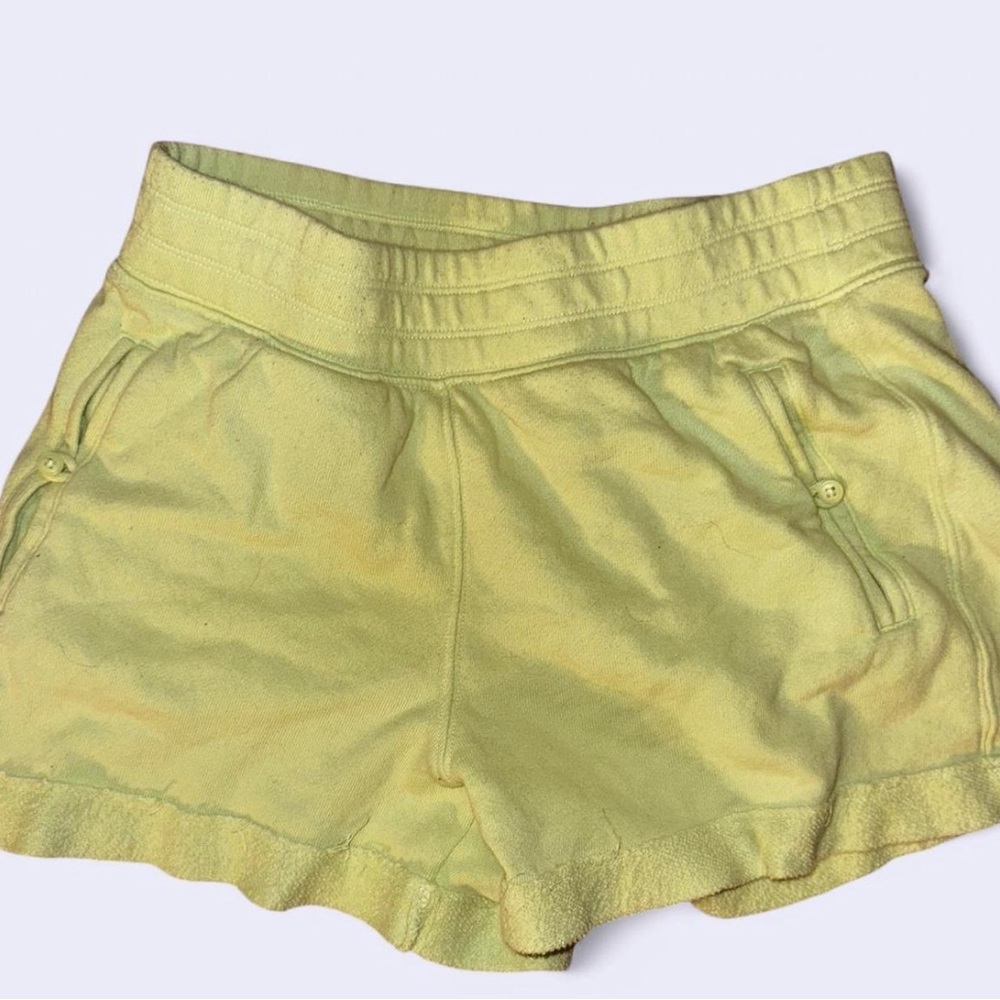 Aerie Light Yellow Athletic Shorts